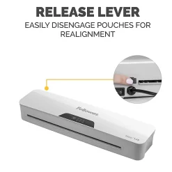 Fellowes® Halo™ 125 Thermal  Laminator With 25 ImageLast Pouches, 12-1/2