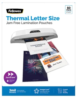 Fellowes® ImageLast Laminating Pouches, 9