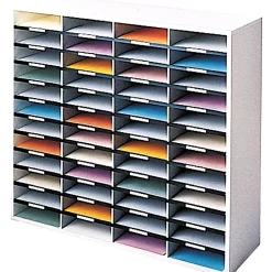 Fellowes® Literature Organizer, 48 Compartments, 34 11/16
