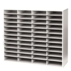 Fellowes® Literature Organizer, 48 Compartments, 34 11/16