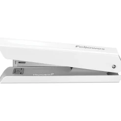 Fellowes® LX820™ Classic Full-Size Desktop Stapler, with Anti-microbial Technology, 20-Sheet Capacity, White