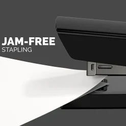 Fellowes® LX820 Classic Full-Size Desktop Stapler with Anti-microbial Technology, 20-Sheet Capacity, Black