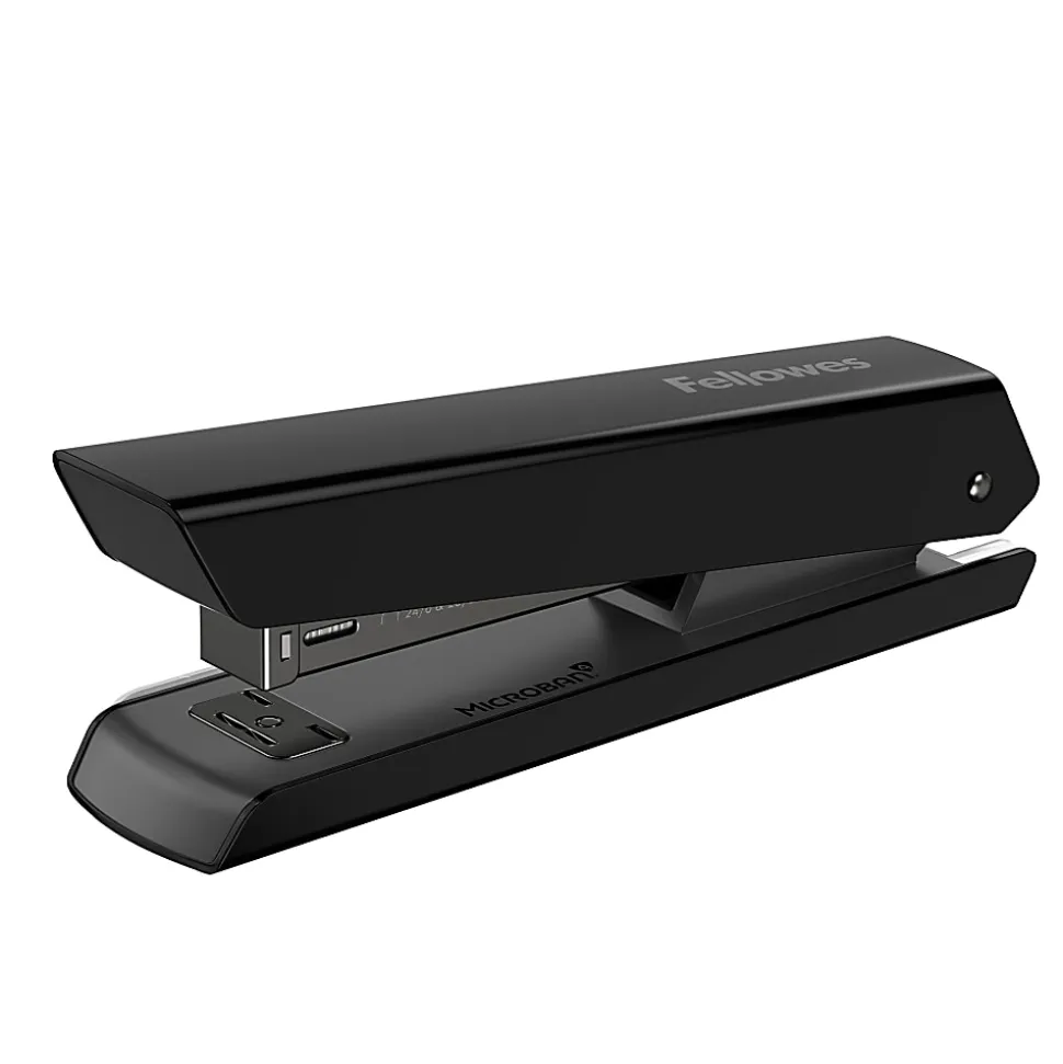 Fellowes® LX820 Classic Full-Size Desktop Stapler with Anti-microbial Technology, 20-Sheet Capacity, Black