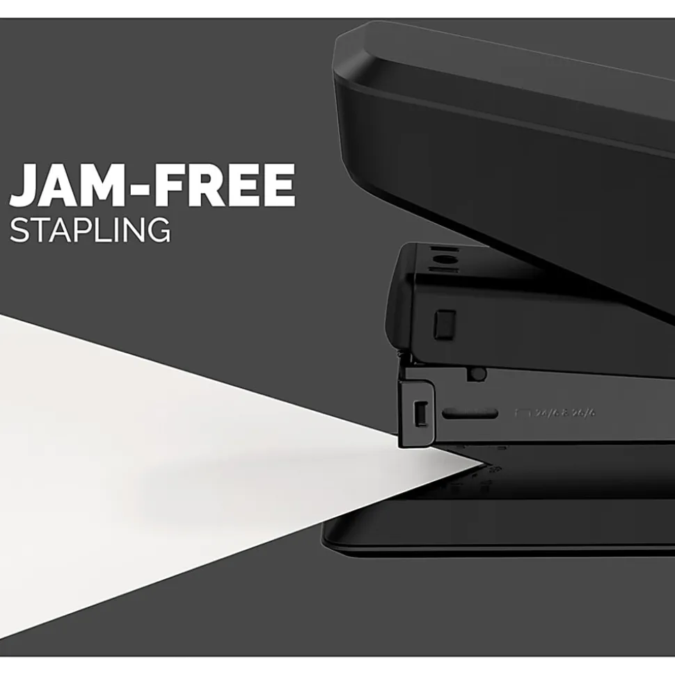 Fellowes® LX850 Full-Strip EasyPress Desktop Stapler, 6-1/4”, Black