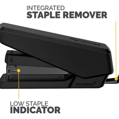 Fellowes® LX850 Full-Strip EasyPress Desktop Stapler, 6-1/4”, Black