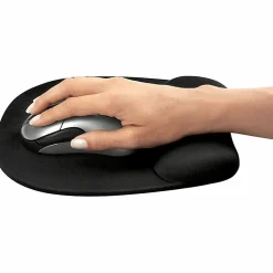 Fellowes® Memory Foam Mouse Pad with Wrist Rest - Black (9176501) - 1