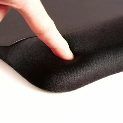 Fellowes® Memory Foam Mouse Pad with Wrist Rest - Black (9176501) - 1