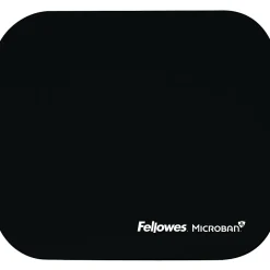 Fellowes Microban® Mouse Pad - Black - 8