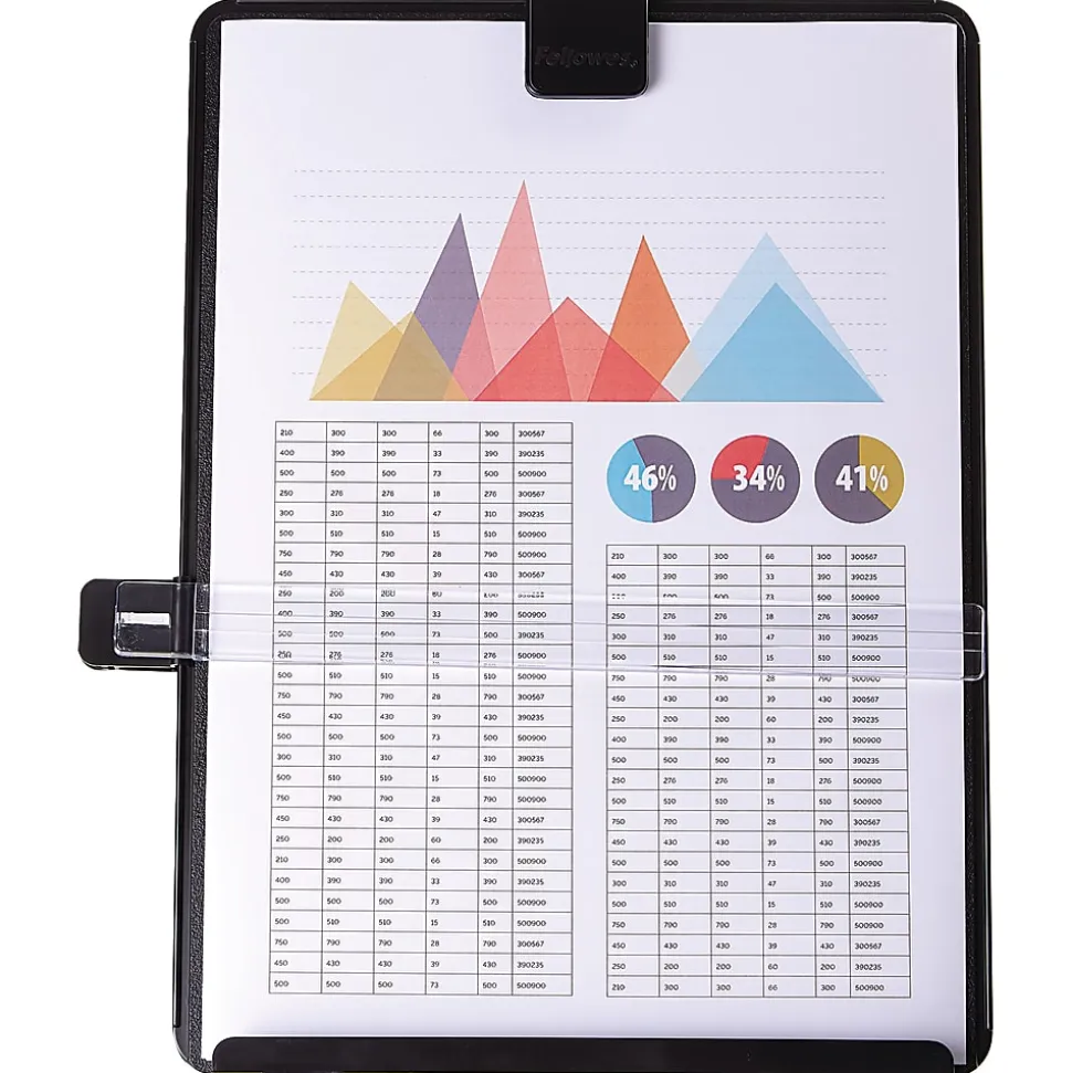Fellowes® Nonmagnetic Desktop Copyholder, Black