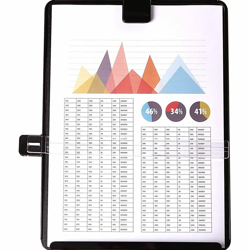 Fellowes® Nonmagnetic Desktop Copyholder, Black