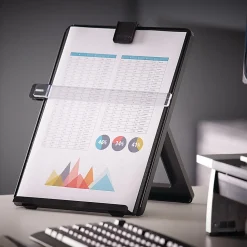 Fellowes® Nonmagnetic Desktop Copyholder, Black