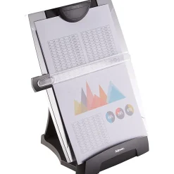 Fellowes® Office Suites Desktop Copyholder With Memo Board, Black/Silver