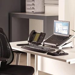 Fellowes® Office Suites Notebook Computer Stand, Black/Silver