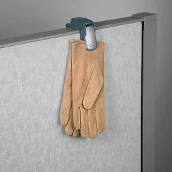Fellowes® Partitions Additions™ Coat Hook & Clip, Slate Gray