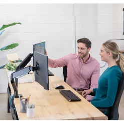 Fellowes® Platinum Series Dual Flat-Panel Monitor Arms