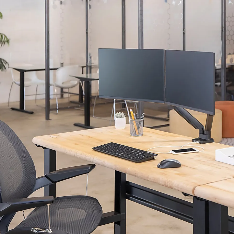 Fellowes® Platinum Series Dual Flat-Panel Monitor Arms
