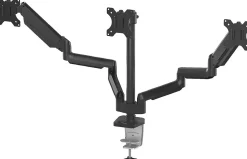 Fellowes® Platinum Series Triple Flat-Panel Monitor Arms, Black