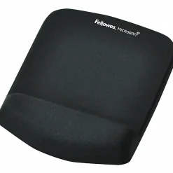 Fellowes® PlushTouch™ Mouse Pad With Wrist Rest, Black