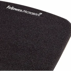 Fellowes® PlushTouch™ Mouse Pad With Wrist Rest, Black