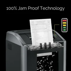 Fellowes® Powershred® 425Ci 100% Jam Proof BAA Compliant 30-Sheet Cross-Cut Continuous Duty Large Office Shredder