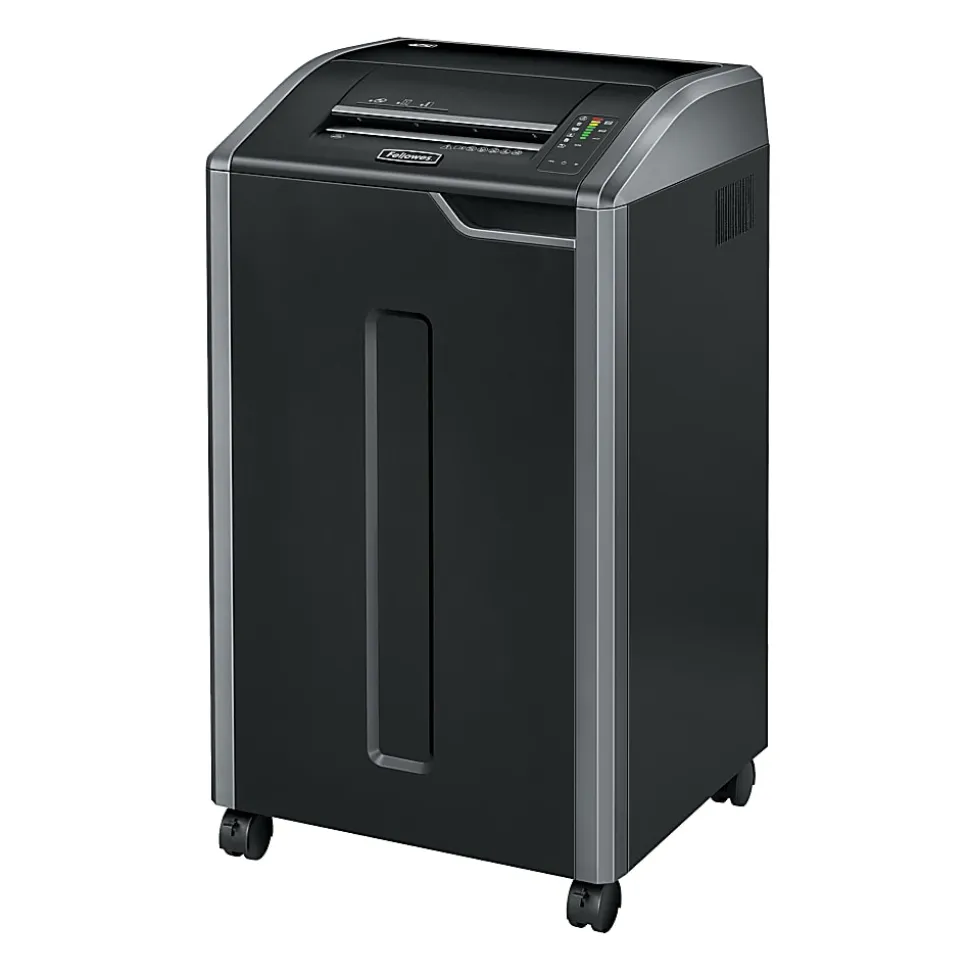 Fellowes® Powershred® 425Ci 100% Jam Proof BAA Compliant 30-Sheet Cross-Cut Continuous Duty Large Office Shredder