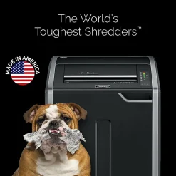 Fellowes® Powershred® 425Ci 100% Jam Proof BAA Compliant 30-Sheet Cross-Cut Continuous Duty Large Office Shredder