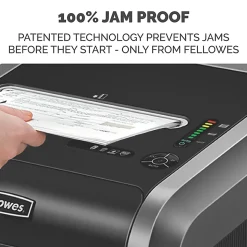 Fellowes® Powershred® 225Ci 100% Jam Proof 22-Sheet Continuous Duty Cross-Cut Shredder