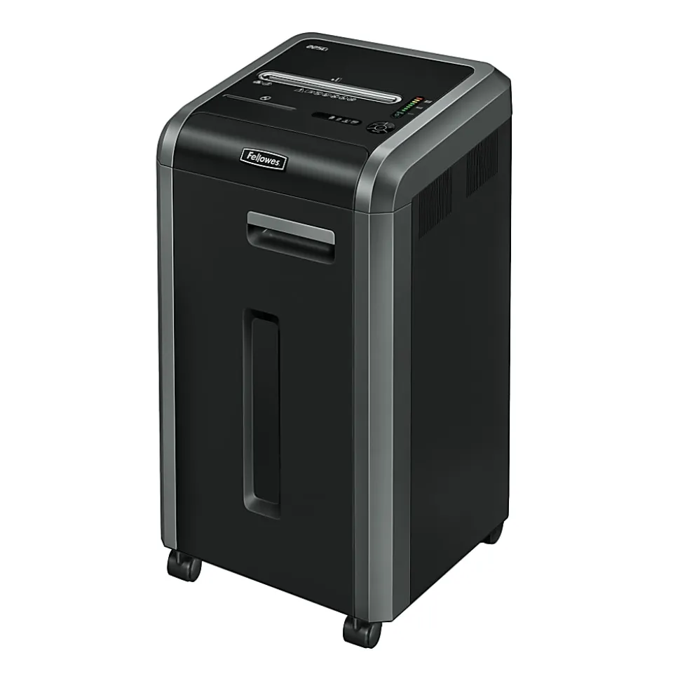 Fellowes® Powershred® 225Ci 100% Jam Proof 22-Sheet Continuous Duty Cross-Cut Shredder