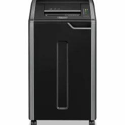 Fellowes® Powershred® 425i 100% Jam Proof BAA Compliant 38-Sheet Strip-Cut Continuous Duty Large Office Shredder