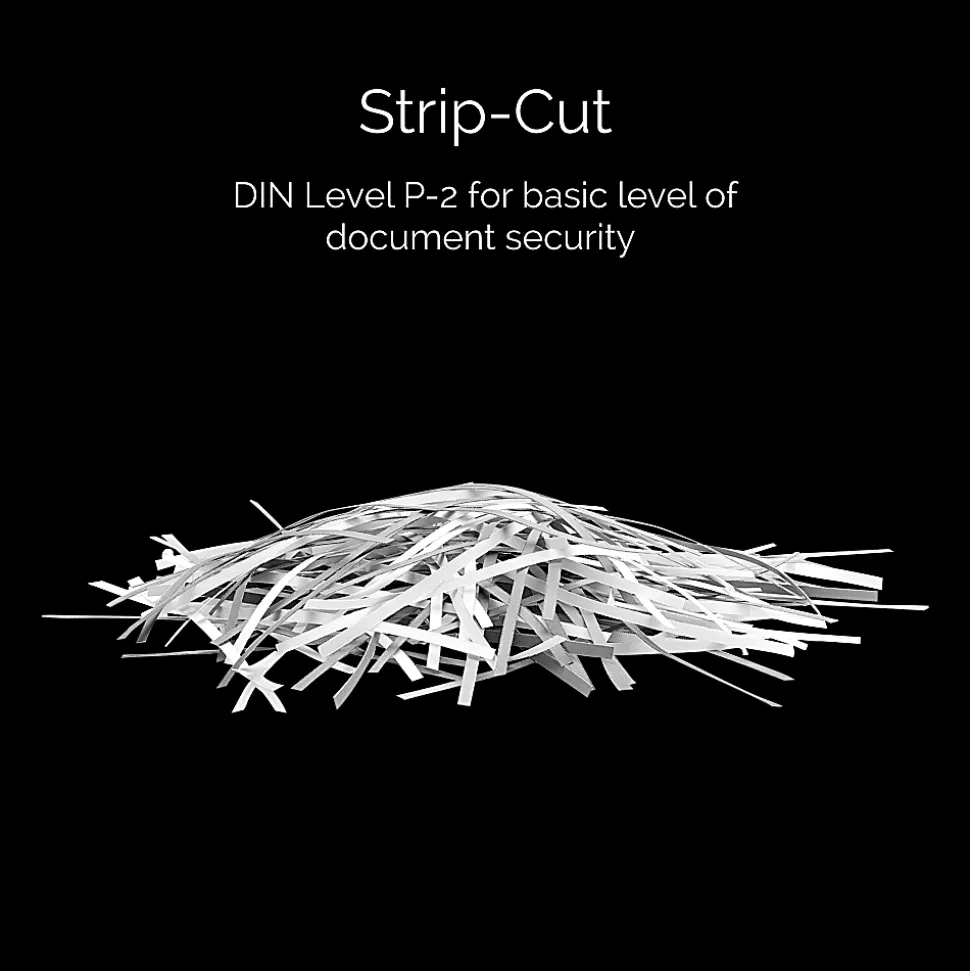 Fellowes® Powershred® 425i 100% Jam Proof BAA Compliant 38-Sheet Strip-Cut Continuous Duty Large Office Shredder