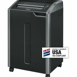 Fellowes® Powershred® 485i 100% Jam Proof BAA Compliant 38-Sheet Continuous Duty Strip-Cut Shredder