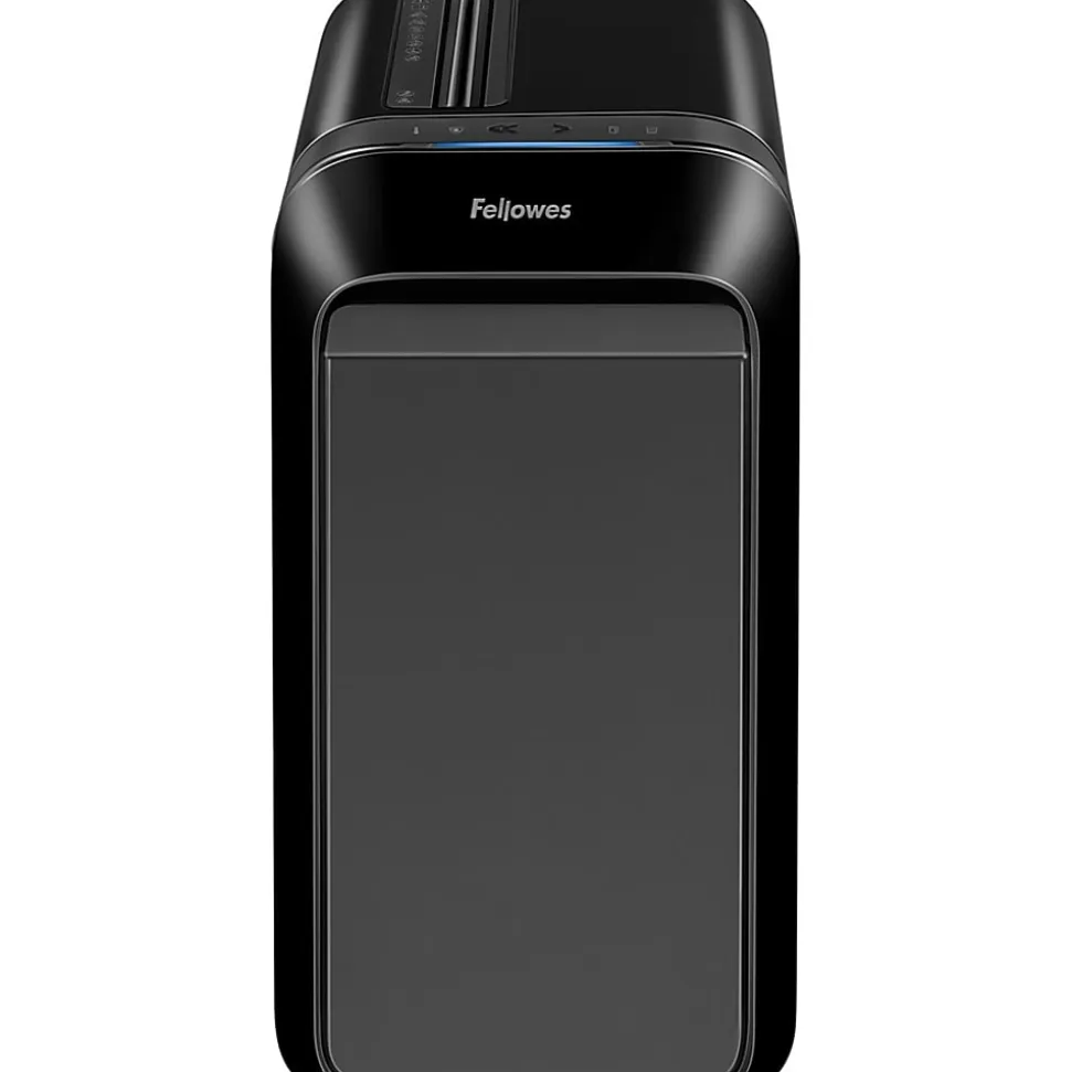 Fellowes® Powershred® LX190 100% Jam Proof 20-Sheet Cross-Cut Paper Shredder, Black