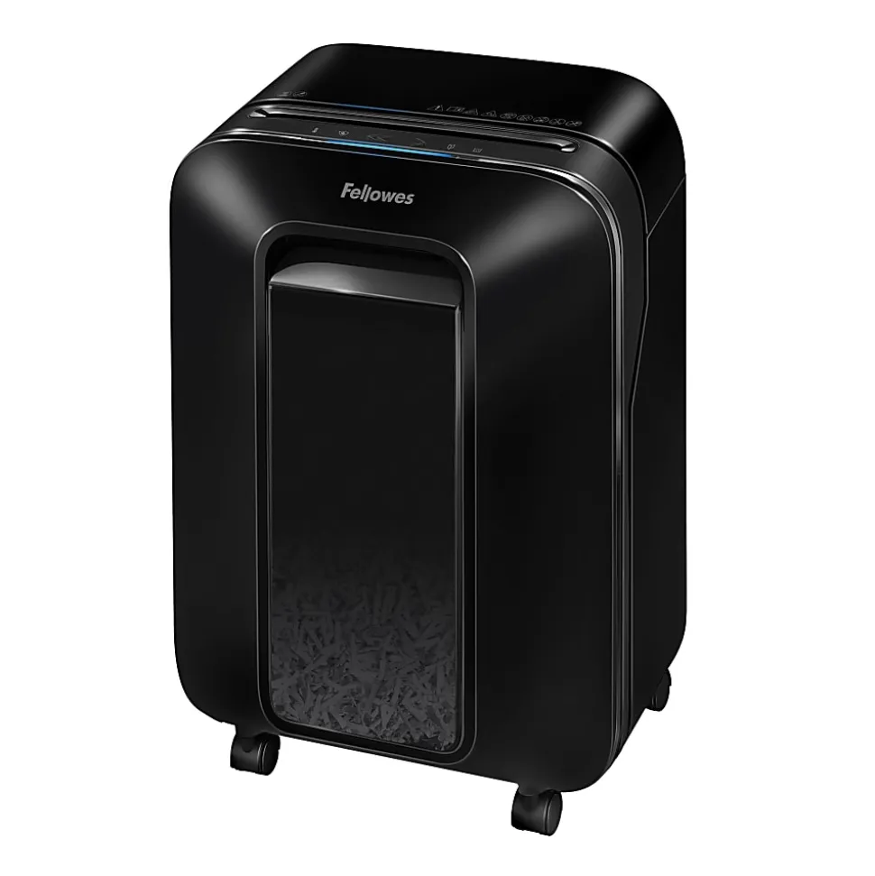 Fellowes® Powershred® LX 170 100% Jam Proof 12-Sheet Cross-Cut Paper Shredder, Black