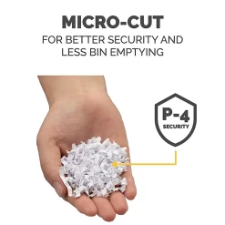 Fellowes® Powershred® LX210 100% Jam Proof Micro-Cut 16-Sheet Shredder, White, 5015301