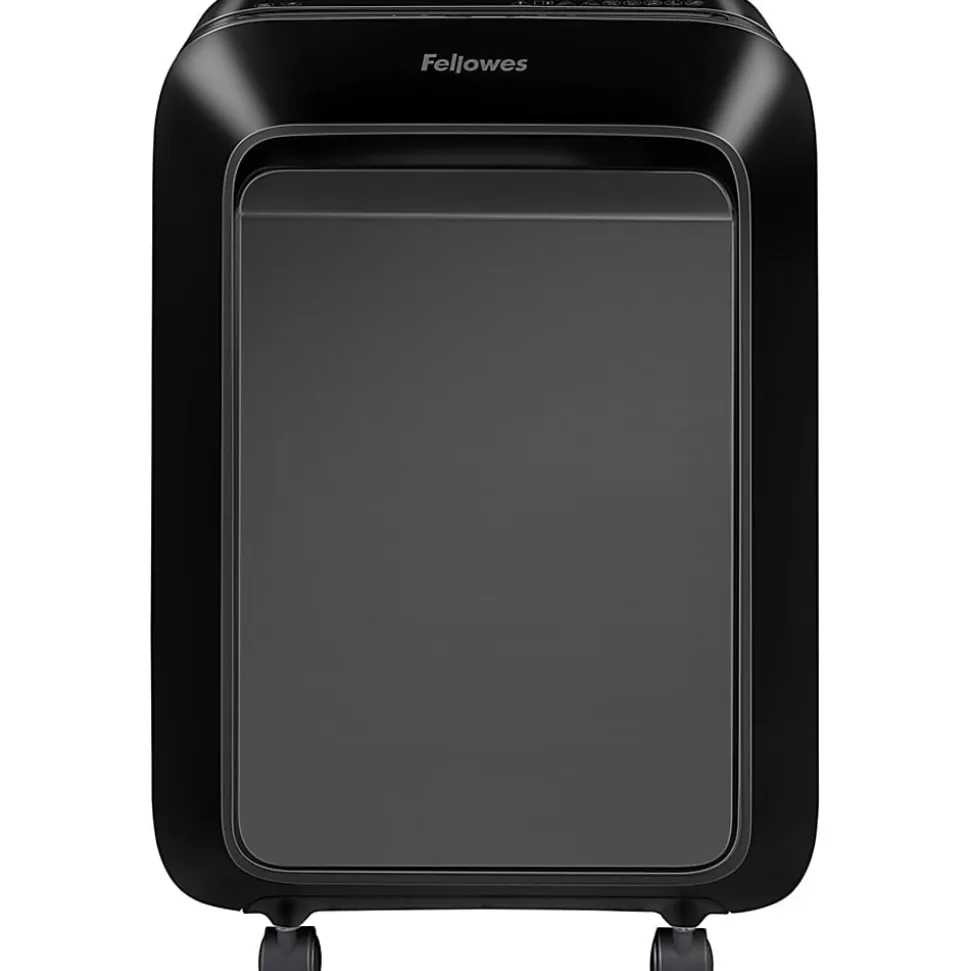 Fellowes® Powershred® LX210 100% Jam Proof Micro-Cut 16-Sheet Shredder, Black 5015201