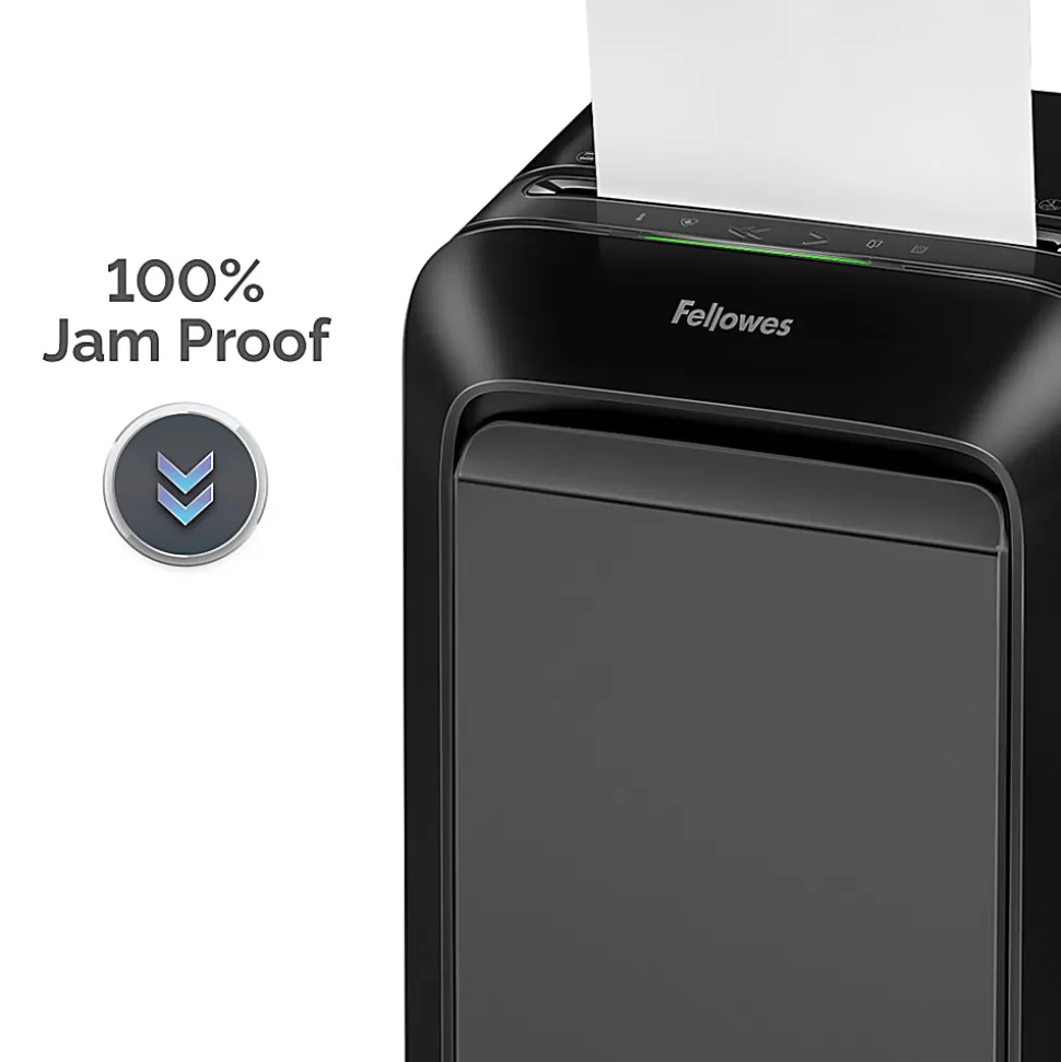 Fellowes® Powershred® LX180 16-Sheet Cross-Cut Shredder, Black