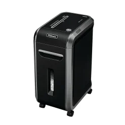 Fellowes® Powershred® 99Ms 14 Sheet Micro-Cut Paper Shredder, Black/Silver