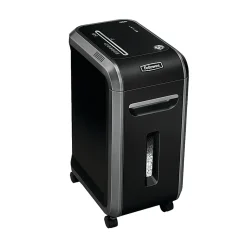 Fellowes® Powershred® 99Ms 14 Sheet Micro-Cut Paper Shredder, Black/Silver