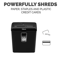 Fellowes® Powershred® 6-Sheet Cross-Cut Shredder, P-30C
