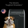 Fellowes® Powershred® 8-Sheet Super Micro-Cut Paper Shredder, 425HSG, BAA/TAA Compliant, Black/Silver