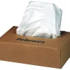 Fellowes® Powershred® Waste Bags, White, Carton Of 100 Bags