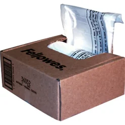 Fellowes® Powershred® Waste Bags, White, Carton Of 100 Bags