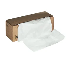 Fellowes® Powershred® Waste Bags, 3605801, White, Carton Of 50 Bags