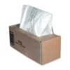 Fellowes® Powershred® Waste Bags, 36054, Clear, Carton Of 50 Bags
