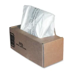 Fellowes® Powershred® Waste Bags, 36054, Clear, Carton Of 50 Bags