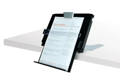Fellowes® Professional Series In-Line Document Holder, 7" x 12", Black/Silver