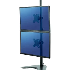 Fellowes® Professional Series Freestanding Dual-Stacking Arm For Monitors Up To 32