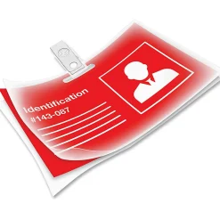 Fellowes Punched ID Card Glossy Thermal Laminating Pouches - 3.88