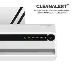 Fellowes® Saturn™ 125 12.5" Laminator With Combo Kit, 4 1/8"H x 20 7/8"W x 5 3/4"D, Silver/Black