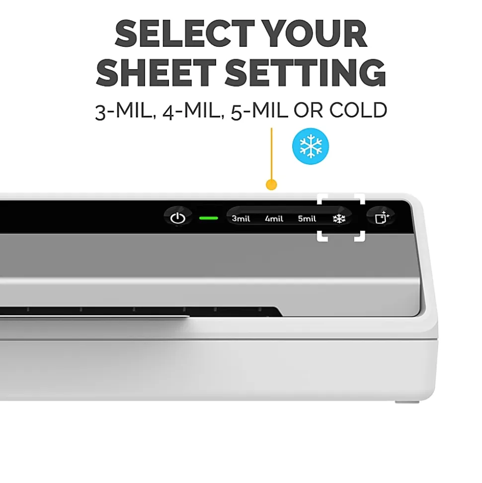 Fellowes® Saturn™ 125 12.5" Laminator With Combo Kit, 4 1/8"H x 20 7/8"W x 5 3/4"D, Silver/Black